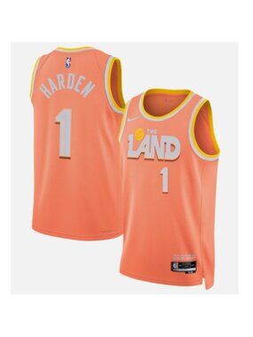 James Harden Orange Jersey